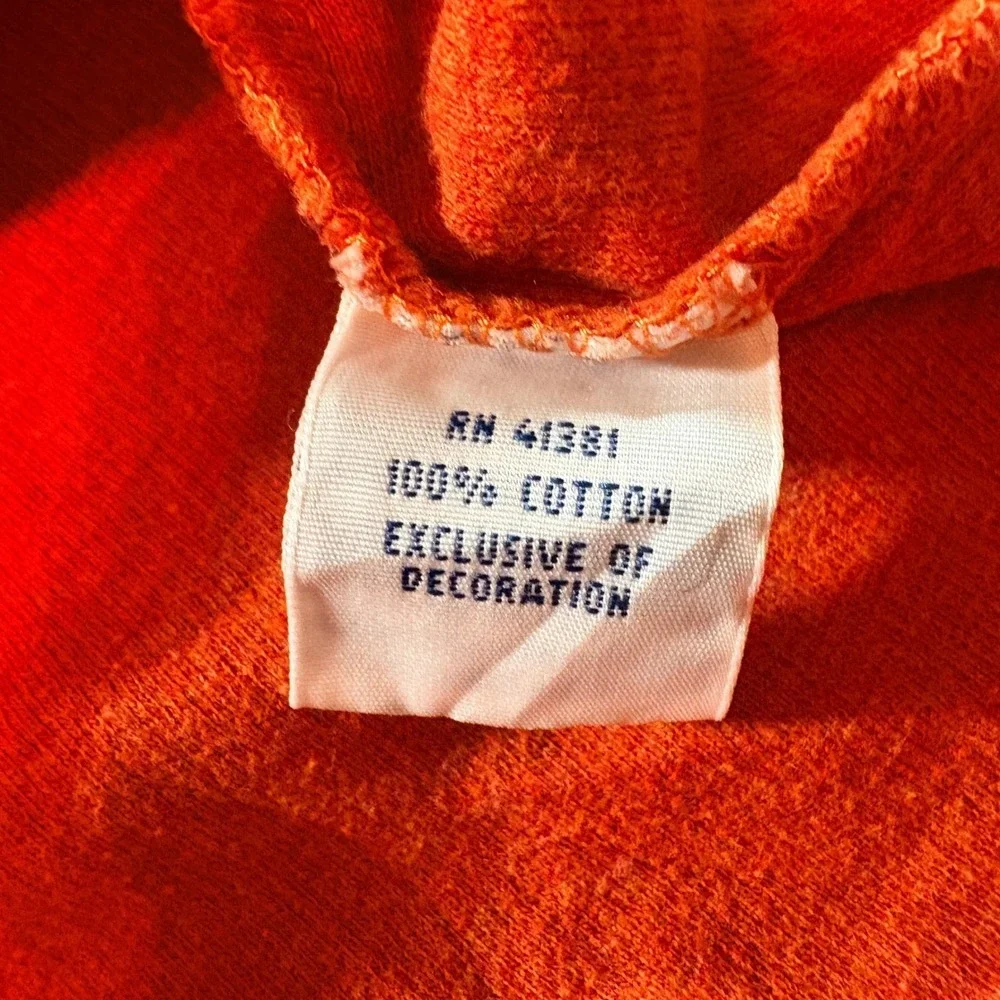 Polo Ralph Lauren‎ Quarter Zip Pullover Mens L Orange Estate Rib Cotton Sweater